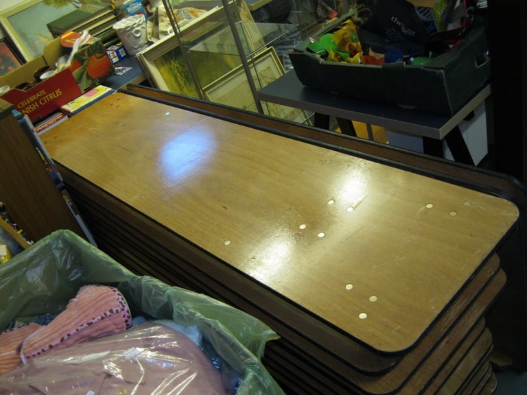 FOLDING SPACE SAVING STUDY DESK TABLE, WALLPAPER GUNNISLAKE PL18 9NA