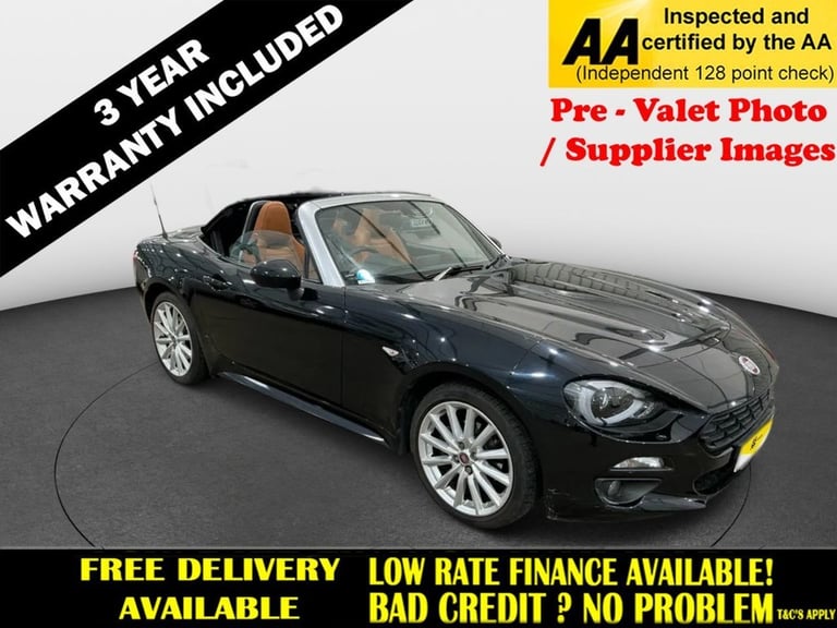 image for 2017 Fiat 124 Spider 1.4 MultiAir Lusso Plus Convertible 2dr Petrol Auto Euro 6 (140 ps) Converti...