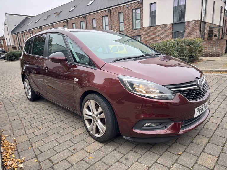 2018 VAUXHALL ZAFIRA 1.4 PETROL TURB 7 LEATHER SEATS /SAT/NAV/SRI MODEL/ galaxy/estima/ Sharon 