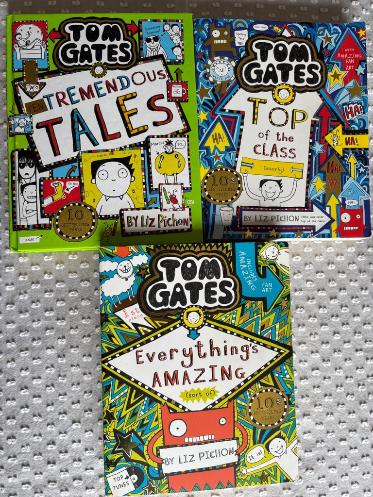 3 Tom Gates children’s books