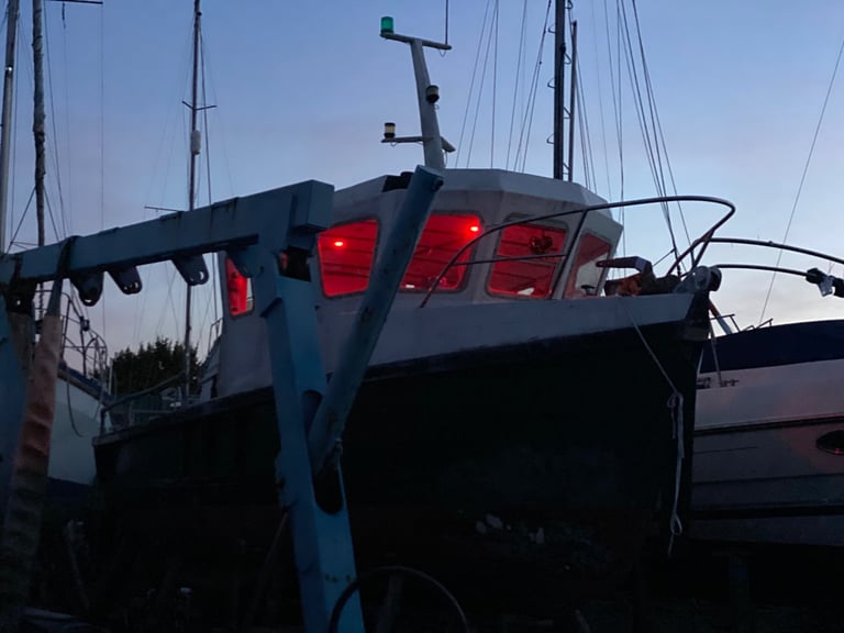 Expedition Trawler Yacht Liveaboard Project, Colvic Northerner 26, Houseboat or Fishing Boat