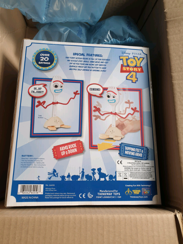 Forky toy from Toy Story 4