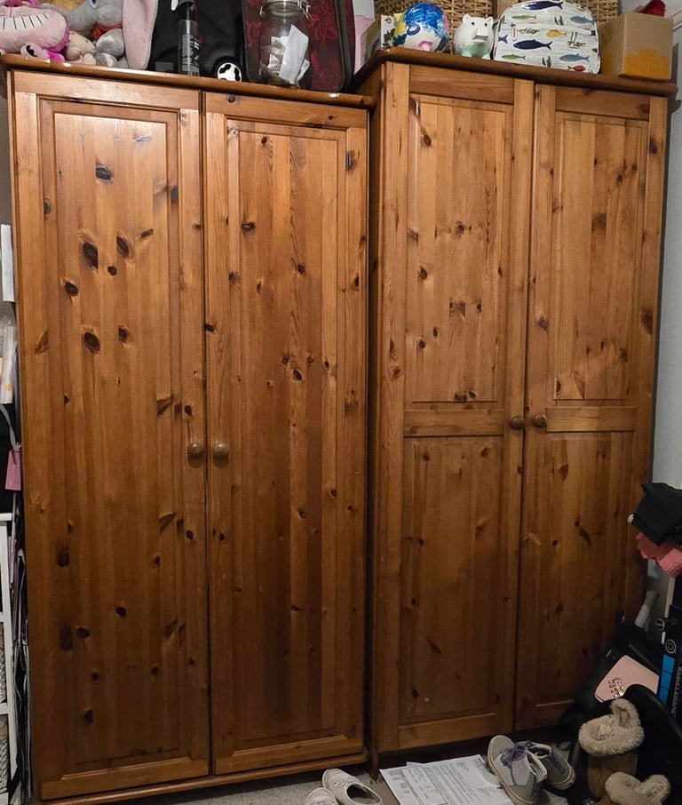 Pine wardrobes