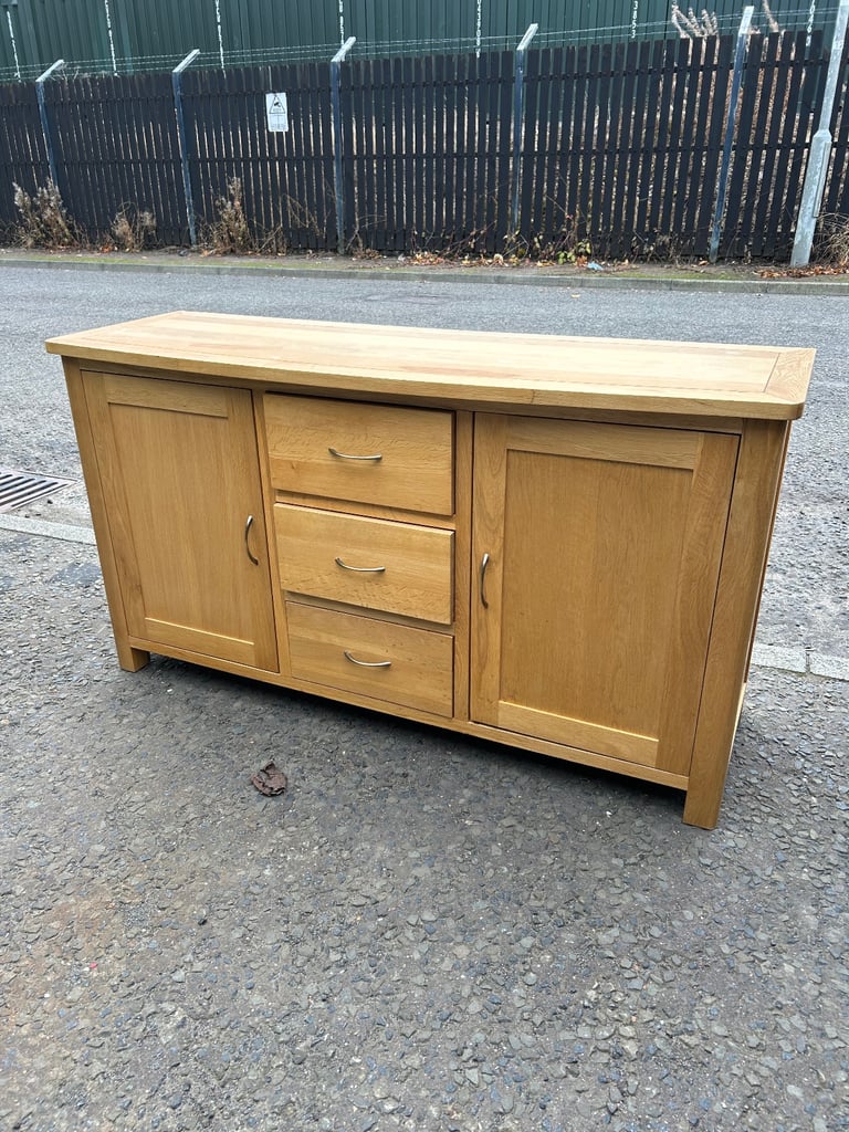 image for Solid oak Side table 