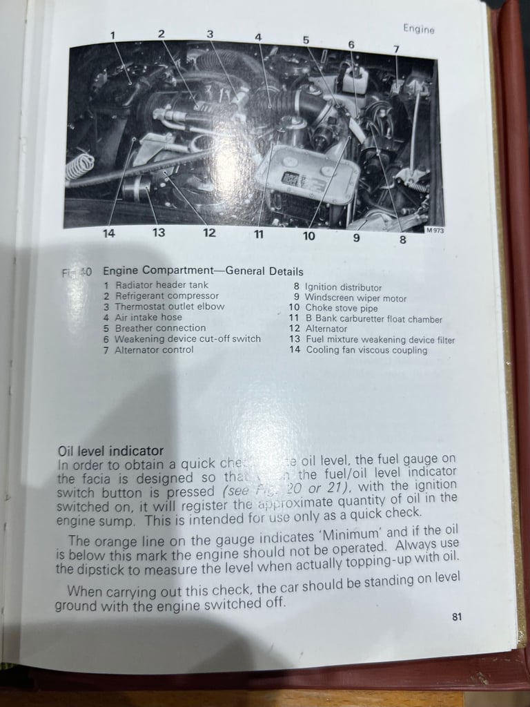 Owner´s Manual Rolls Royce Corniche / Bentley Handbook Cabrio & Convertible 1973