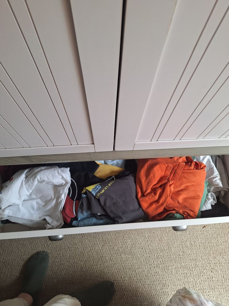 Large solid wood wardrobe