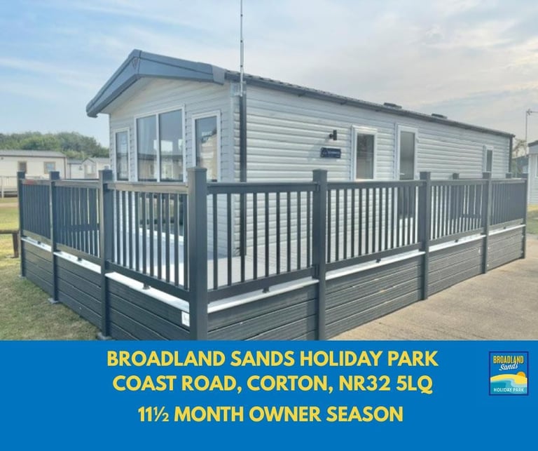 SEA-VIEW STATIC CARAVAN FOR SALE AT BROADLAND SANDS HOLIDAY PARK 