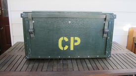 Wooden Military Storage Box