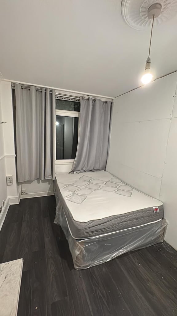 image for Single bed base and mattress 