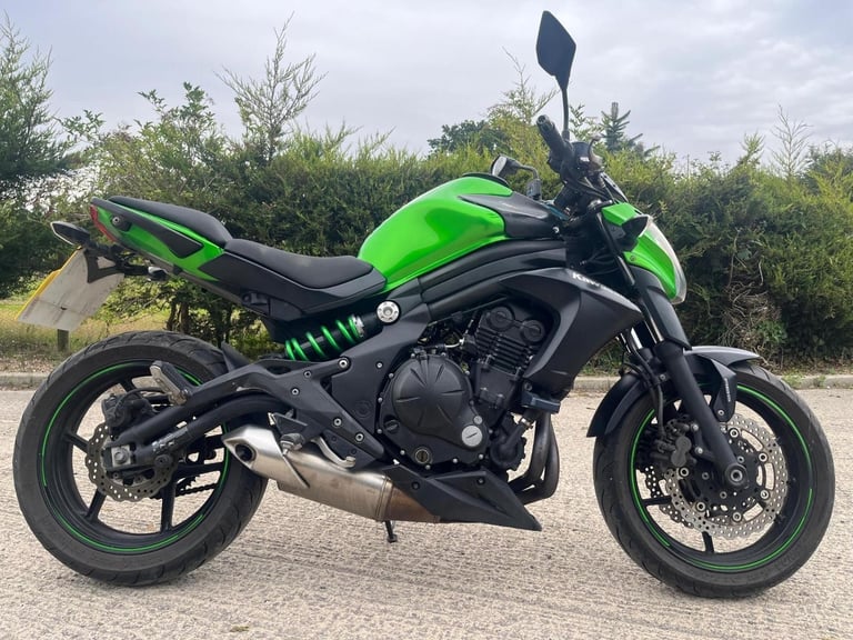 image for 2016 66 KAWASAKI ER 650 FFF ABS ER6N ER6 ER-6N NAKED BLACK CLEAN LOW MILES