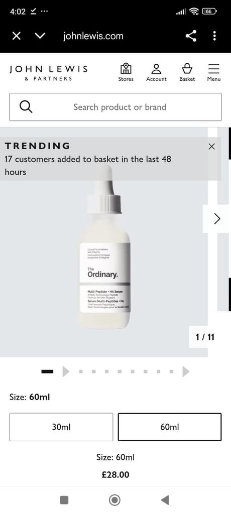 image for Ordinary hyaluronic serum 
