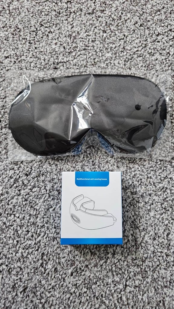 image for Anti Snoring Device with Breathing Vents for Men & Women with Sleep Mask