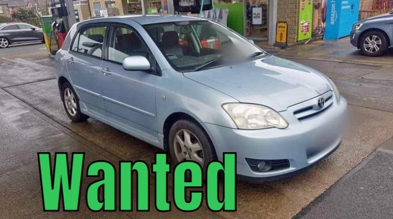 Wanted Toyota Corolla petrols cash waiting