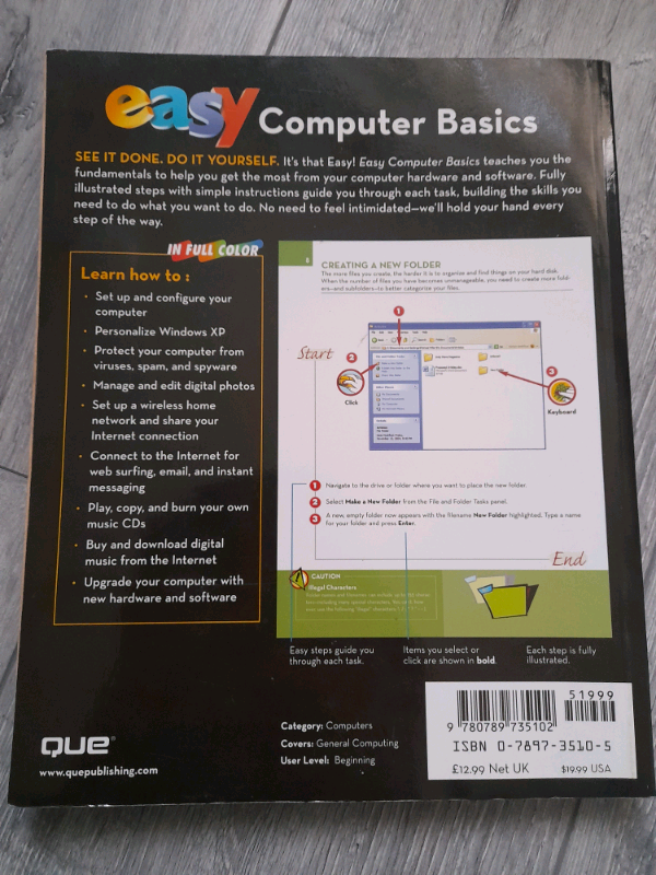 Easy Computer Basics Book