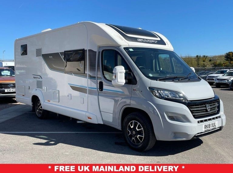 2018 Fiat Swift SPIRIT 684 2.3 35 129 BHP MULTIJET II 4 BERTH MOTORHOME Diesel M