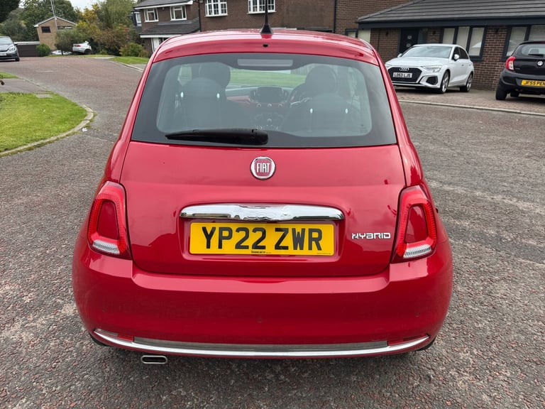 2022 Fiat 500 1.0 Mild Hybrid Red 3dr HATCHBACK Petrol Manual