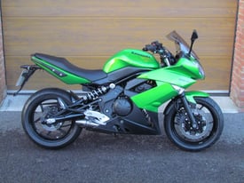 2010/10 Kawasaki ER6-F (EX650 CAF) with 7,400m in Green