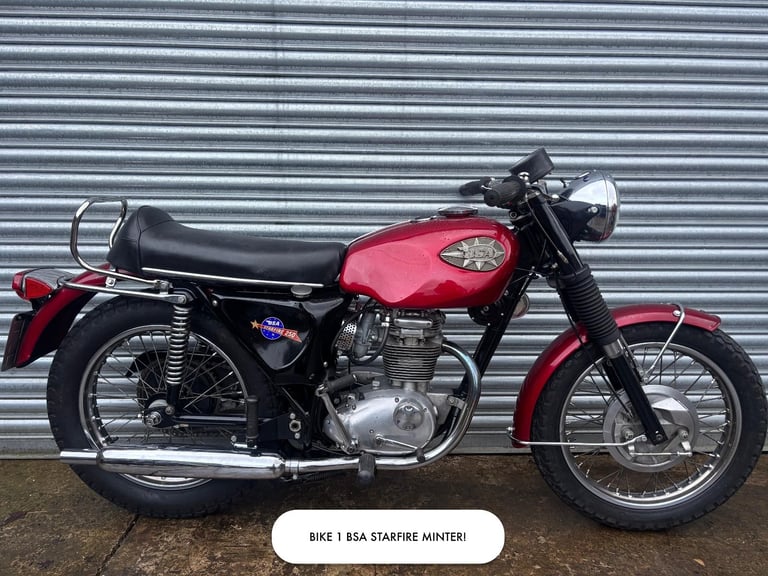 BSA B25 STARFIRE 250 CHOICE OF 3 ALL RUN MINT! PX SS TRIUMPH TR25  TRIALS 