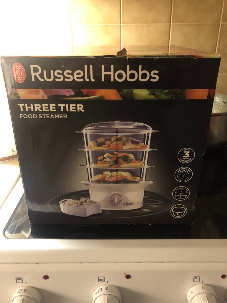 image for Russel Hobbs three tier steamer. 