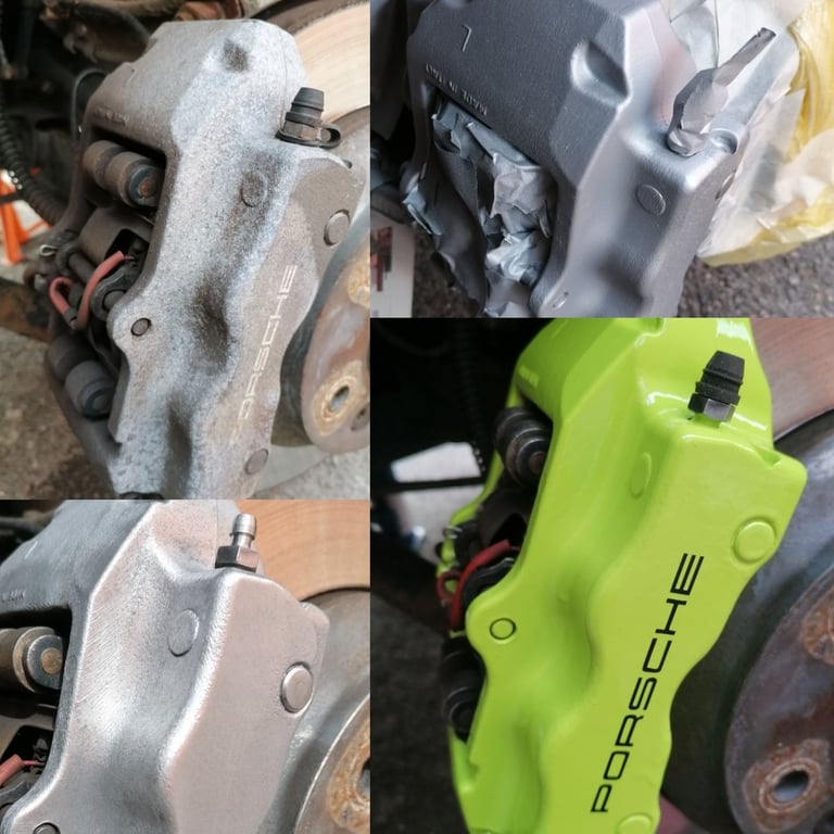 Porsche brake calipers 
