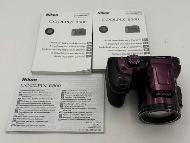 Nikon Coolpix B500 16MP Digital Camera (Purple) - USED
