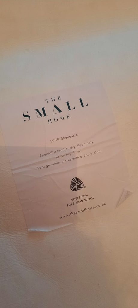 Brand new John Lewis sheepskin rug 