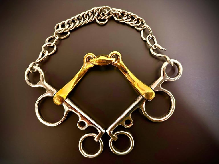 Mouth Pelham Double Jointed Lozenge German Silver - 4.5", 5", 5.5" and 6"