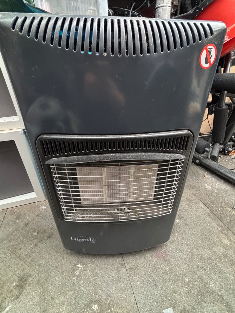 Indoor gas heater with bottle (no gas)