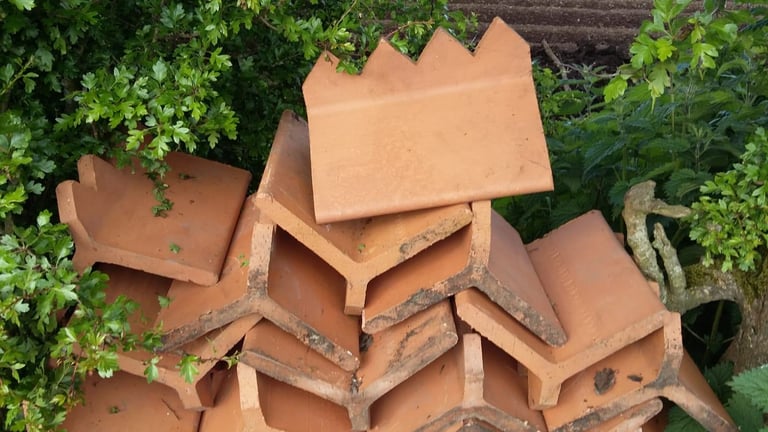 Bangor Blue Slates granite step scill roof ridge floor tiles chimney pot's brick reclaimed 