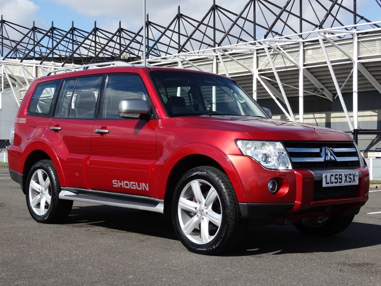 2009 MITSUBISHI SHOGUN 3.2 DIESEL DIAMOND DI-D LWB 7 SEATS AUTO 4WD TOW BAR RED