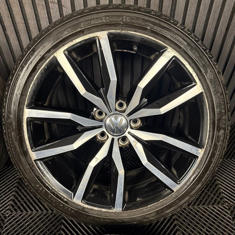 18'' GENUINE VW PASSAT CC SCIROCCO R LINE LISBON WHEELS TYRES ALLOYS