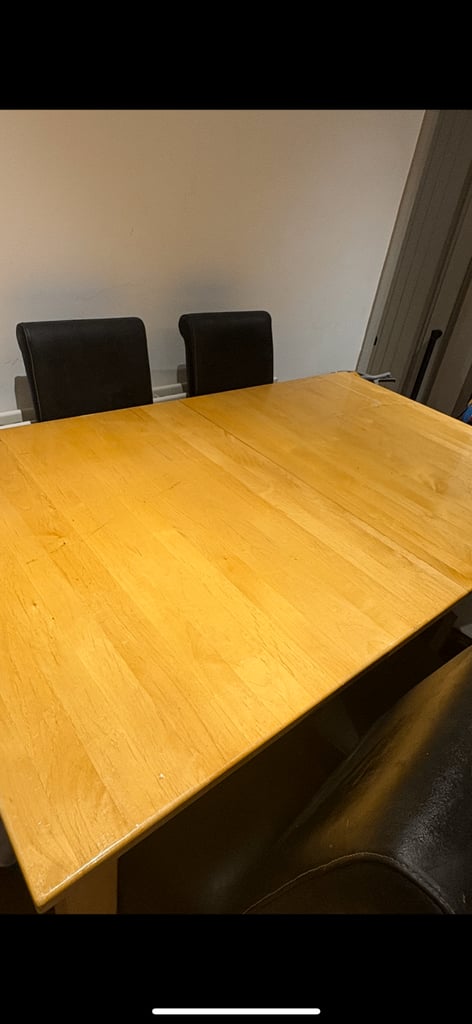 FREE Large Dining table with 5 chairs