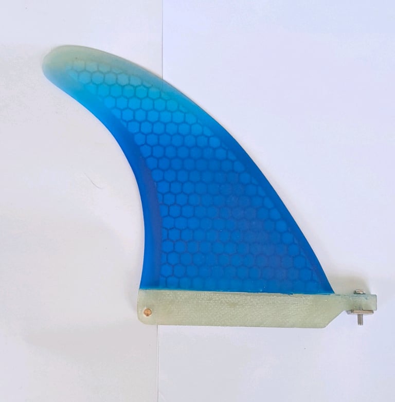 Surfboard Honeycomb Longboard Fin 6” Inch + Plate & Screw.SUP Mal fins