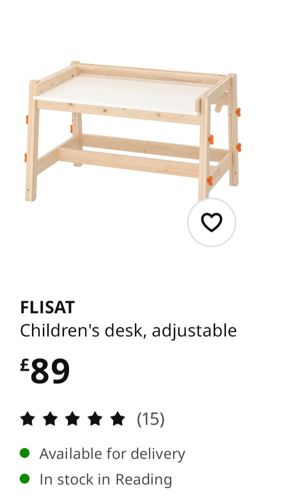 image for Flisat Children's desk - Brand New