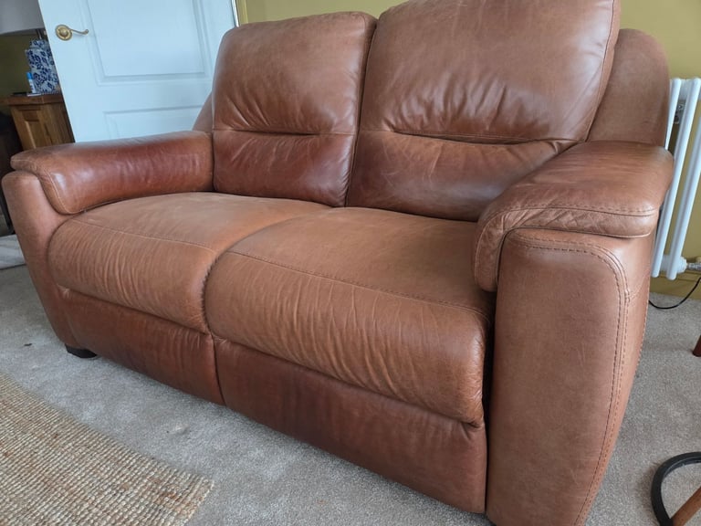 Arighi Bianchi 2 seater Italian leather sofa