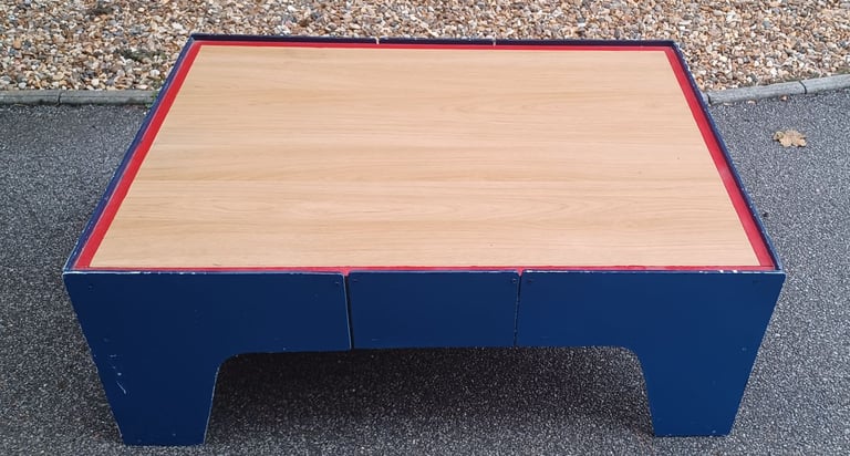 Wooden Train Set Thomas/ Activity Table with Surround 