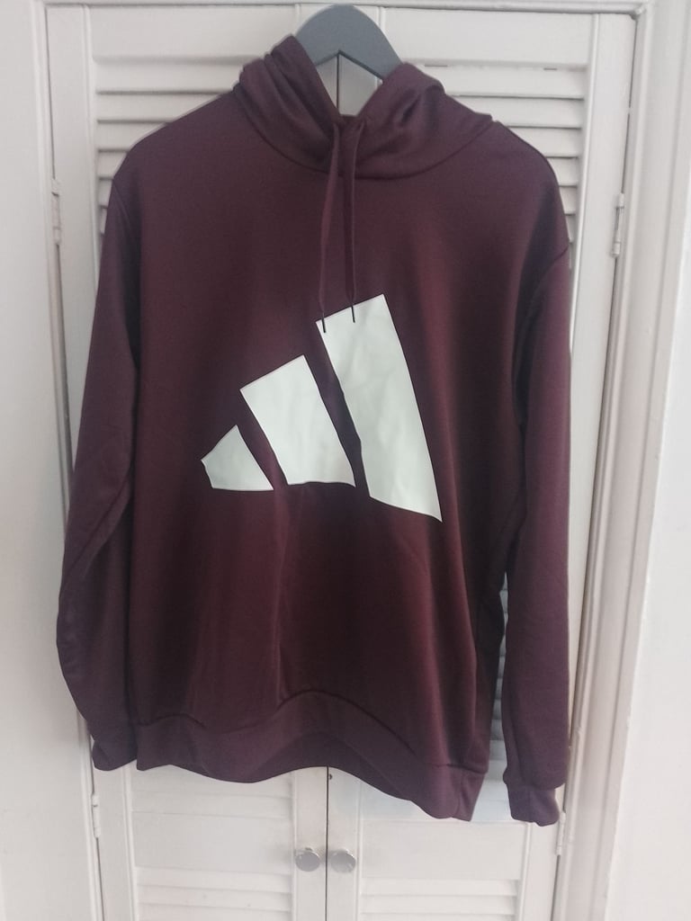 image for Men's Adidas burgundy color tracksuit size L-XL
