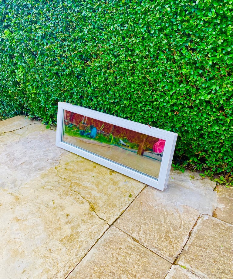 UPVC Window Double Glazed Panel Window (2 Available) *Can Be Used Sideways*