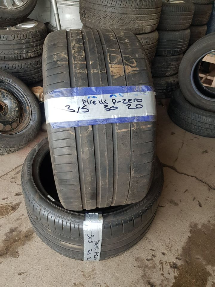 315 30 20 Pirelli Pzero Tyres Matching pair ONLY £120fitted and balanced open 7 days a week 