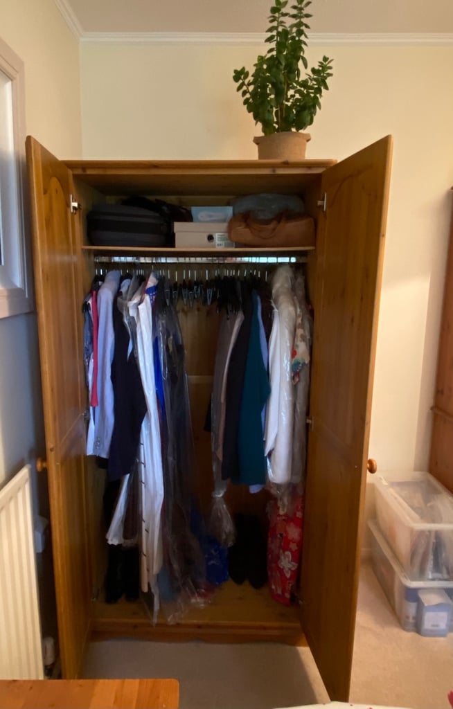 Pine Style Wardrobe 