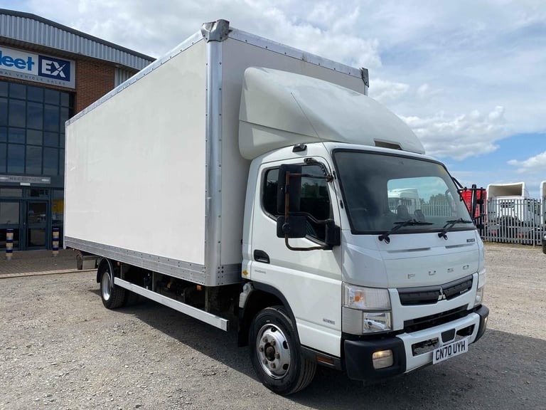 MITSUBISHI FUSO CANTER 7C18 7.5 TONNE BOX VAN 2021 – CN70 UYH