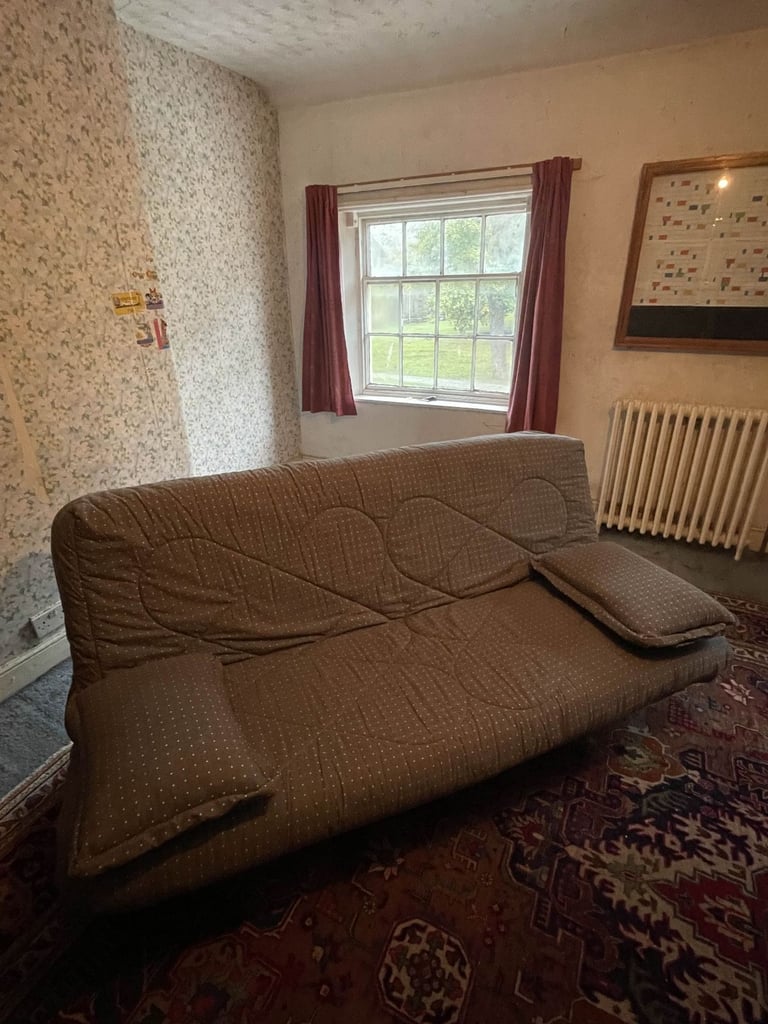 image for 3 person sofa bed with fast changing mechanism perfect for small homes or flats