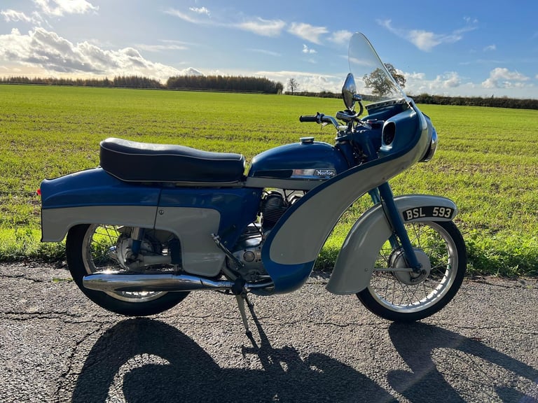 image for Norton jubilee 250cc,1959, fitted with Period Avon fairing, stunning 