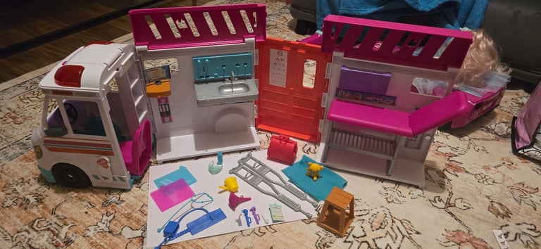 Barbie Ambulance and Fast Cast Clinic