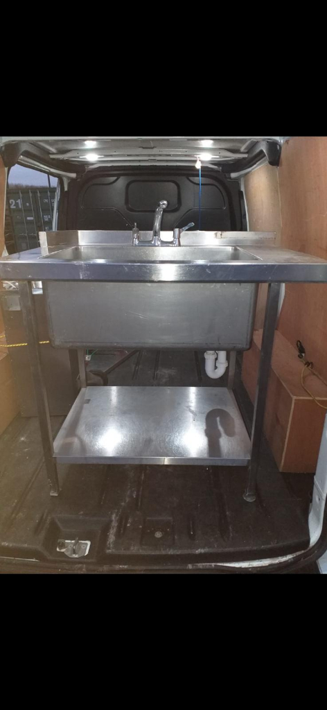 Catering equipment commercial stainless Steel sinks restaurant kitchen trailer items 