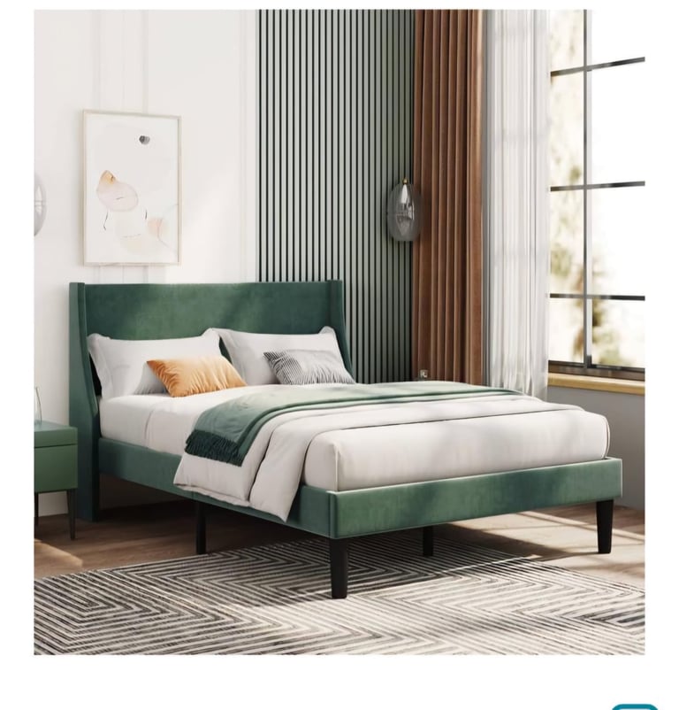 image for Ex Display Double Bed Frame & Base- CAN DELIVER!