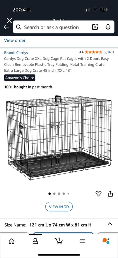 XXL pet crate 