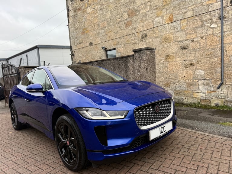 22 REG JAGUAR I-PACE EV400 AUTO 4X4 5DR BLUE MET PANROOF SATNAV HEATED LTHR 