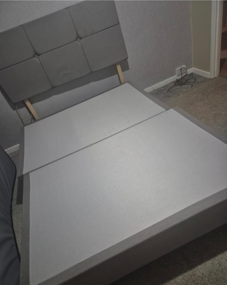 image for Kingsize divan and headboard 