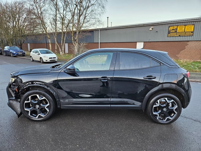 2023 23 Vauxhall Mokka 1.2 Turbo 136 Ultimate 5dr Black Damaged Salvage